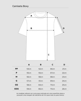 Vista superior Camiseta Saint Studio Boxy Supima Breuer Preto