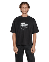 Camiseta Saint Studio Boxy Supima Breuer Preto em preto original na LK Sneakers