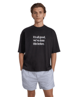 Camiseta Saint Studio Boxy Supima It's All Good Preto