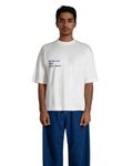 Camiseta Saint Studio Boxy SUPIMA Protect Me Off White - Saint Studio - 
