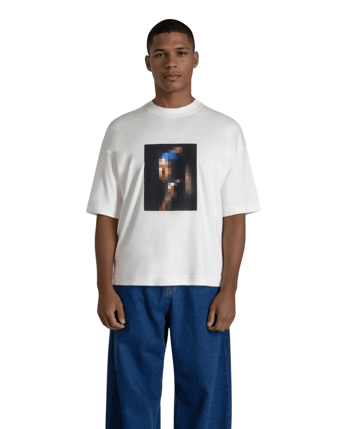 Camiseta Saint Studio Boxy SUPIMA Vermeer Off White - Saint Studio - 