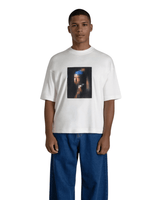 Camiseta Saint Studio Boxy SUPIMA Vermeer Off White em white original na LK Sneakers