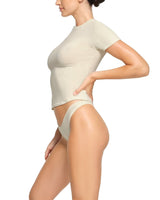 Camiseta Skims Cotton Jersey Bone Bege - Skims - 43774078388820