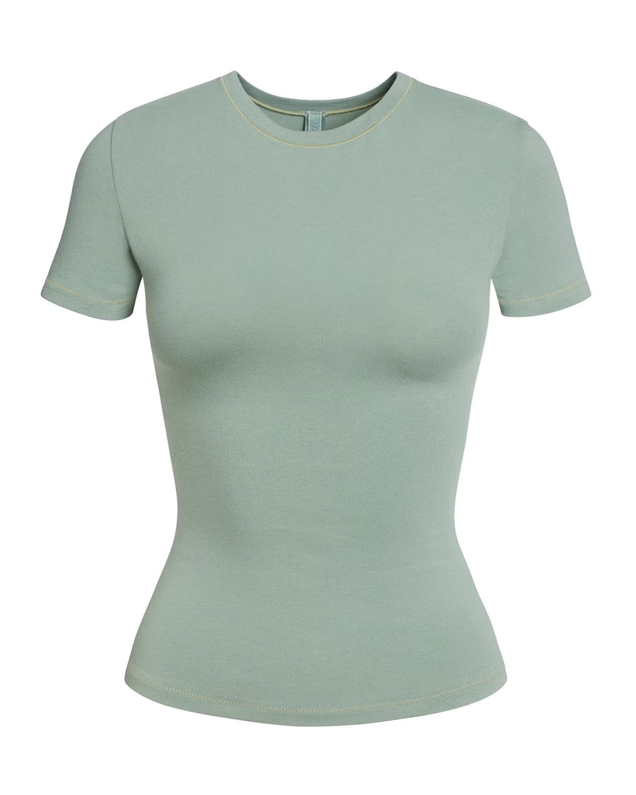 Camiseta Skims Cotton Jersey Mineral Verde - Skims - 43774078388640