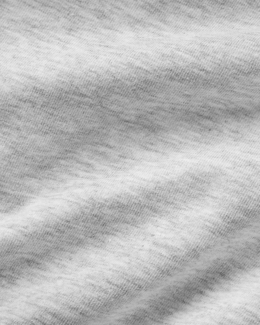 Vista frontal Camiseta Skims Manga Longa Cotton Jersey Light Heather Grey Cinza