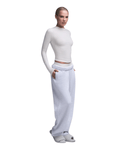 Camiseta Skims Manga Longa Cotton Jersey Marble Branco - Skims - 43774078390920