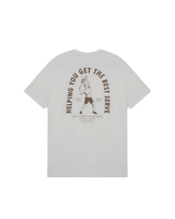 Camiseta Slyce Best Serve Branco em branco original na LK Sneakers