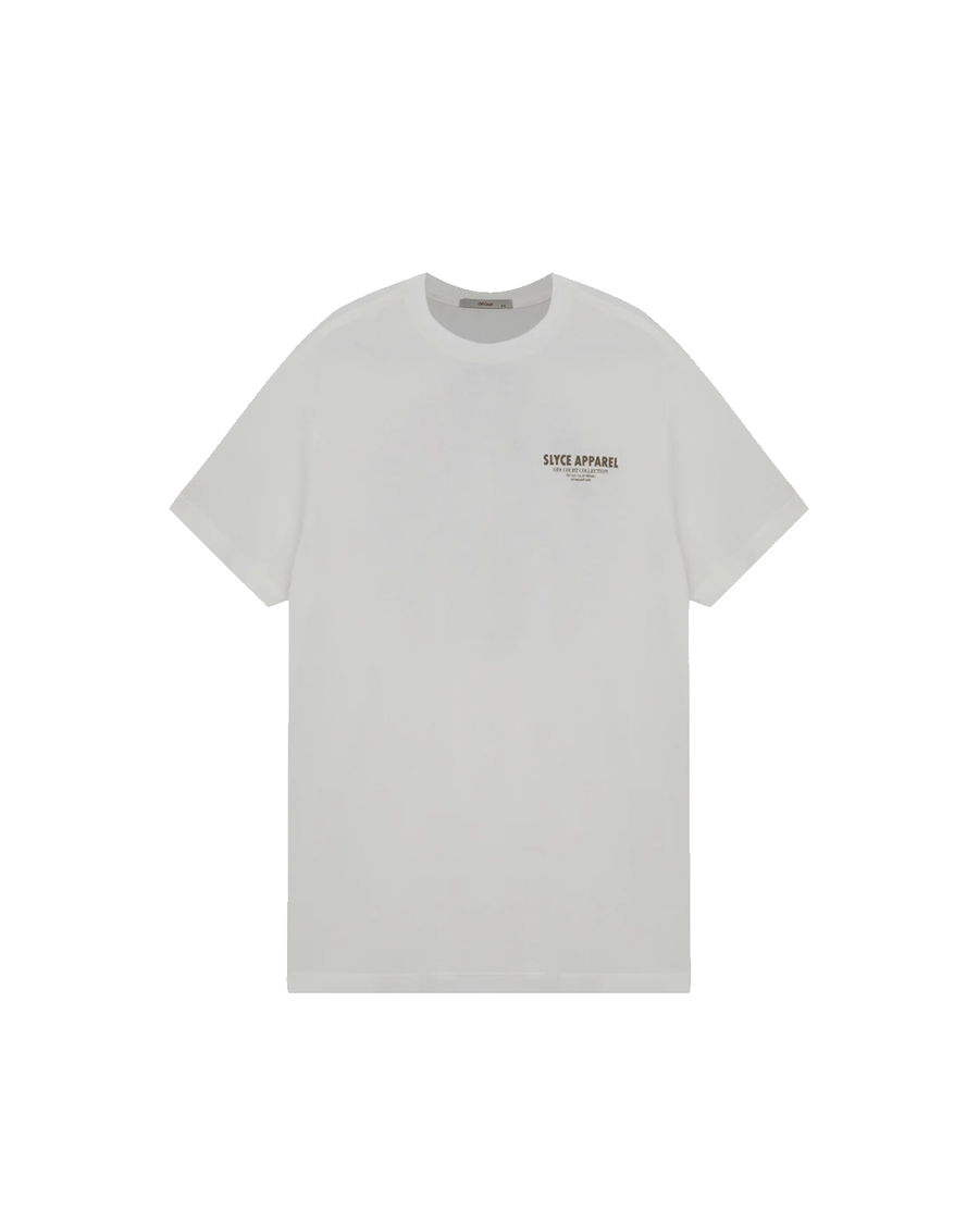 Vista lateral Camiseta Slyce Best Serve Branco
