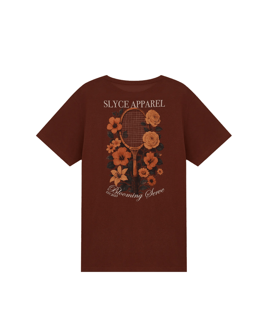 Camiseta Slyce Blooming Serve Marrom em marrom original na LK Sneakers
