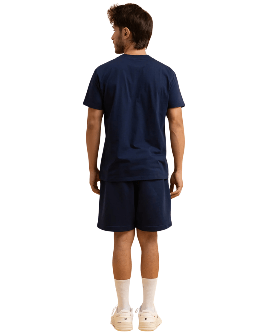 Vista traseira Camiseta Slyce Racquet Club Bordada Azul Marinho