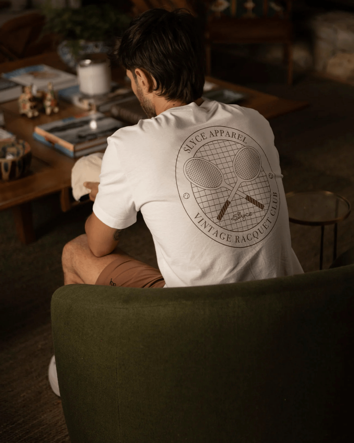 Camiseta Slyce Racquet Club Off White - Slyce - SLCRCVOW - 1
