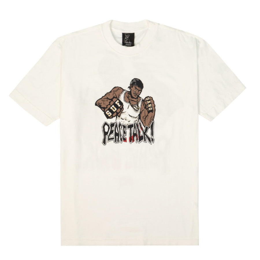Camiseta Sufgang Peace Talk Branco em branco original na LK Sneakers