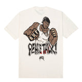 Vista lateral Camiseta Sufgang Peace Talk Branco