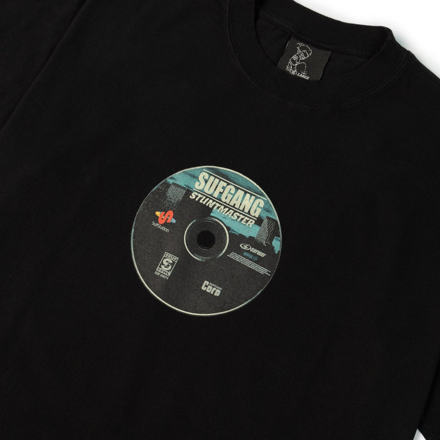 Vista traseira Camiseta Sufgang Stunt Master Preto