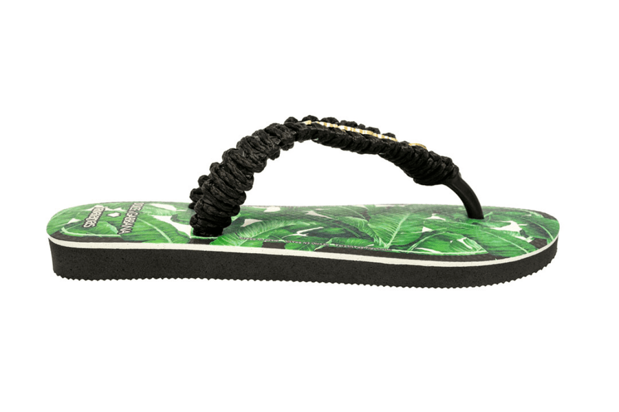 Vista traseira Chinelo Havaianas Top Dolce & Gabbana Banano Verde