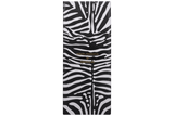 Vista em detalhe Chinelo Havaianas Top Dolce & Gabbana Faux Fur Zebra Preto