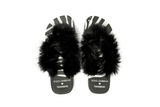 Chinelo Havaianas Top Dolce & Gabbana Faux Fur Zebra Preto em preto original na LK Sneakers