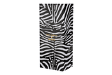 Vista do solado Chinelo Havaianas Top Dolce & Gabbana Faux Fur Zebra Preto