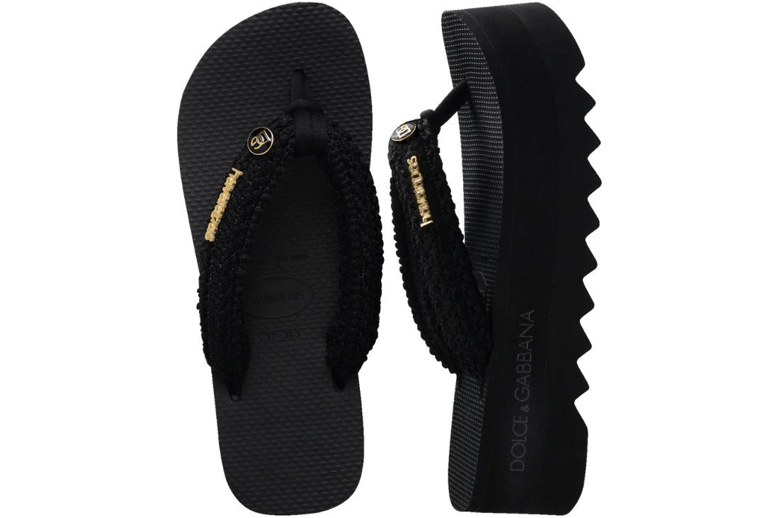 Chinelo Havaianas Top Dolce & Gabbana High Chuncky Preto - Havaianas - 4150275_0090_378 - 1