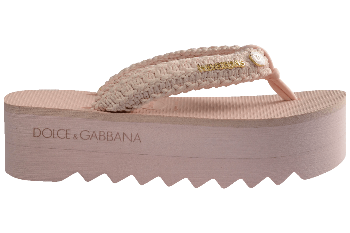Chinelo Havaianas Top Dolce & Gabbana High Chuncky Rosa - Havaianas - 4150275_0076_378 - 1