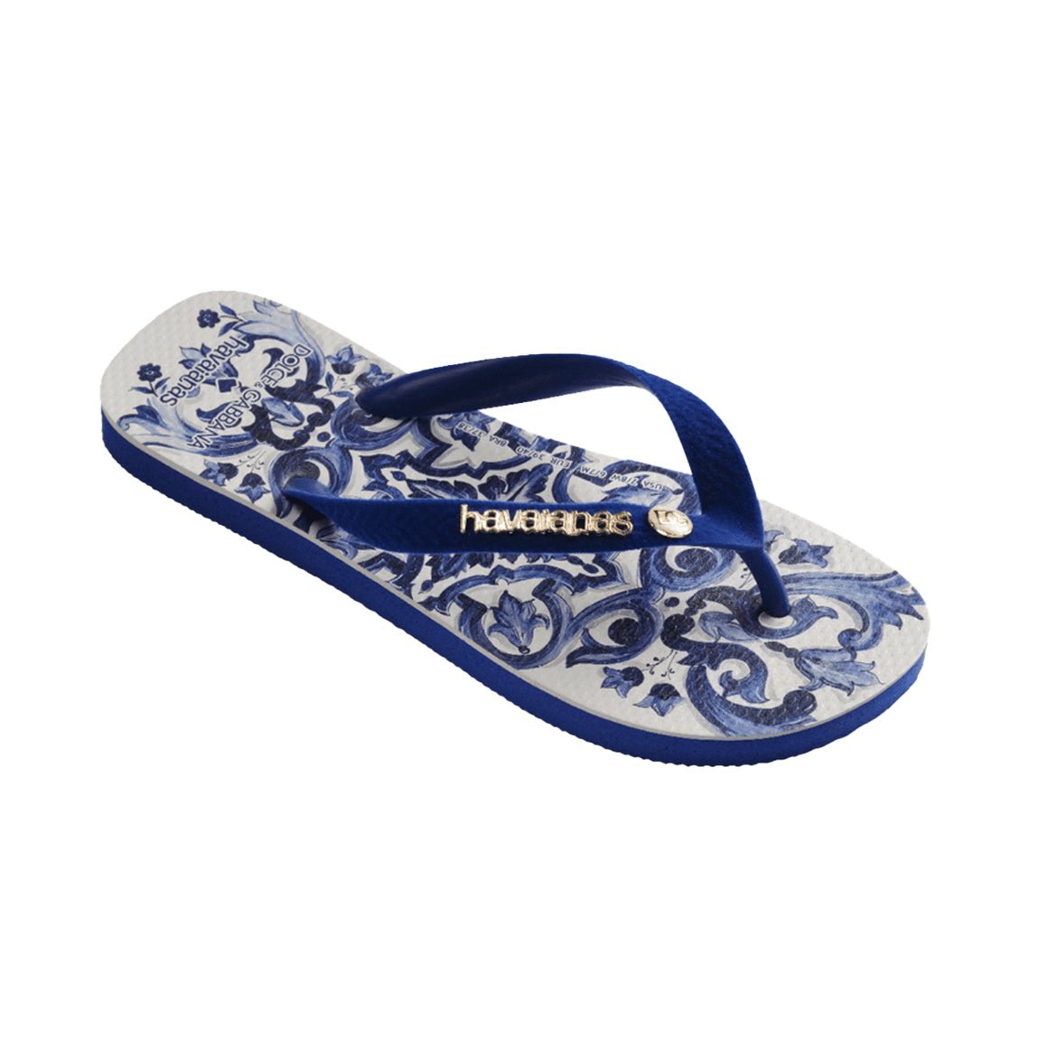 Chinelo Havaianas x Dolce &amp; Gabanna Blue Mediterraneo Azul - Havaianas - 41499662711