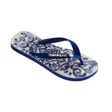 Vista traseira Chinelo Havaianas x Dolce & Gabbana Blue Mediterraneo Azul