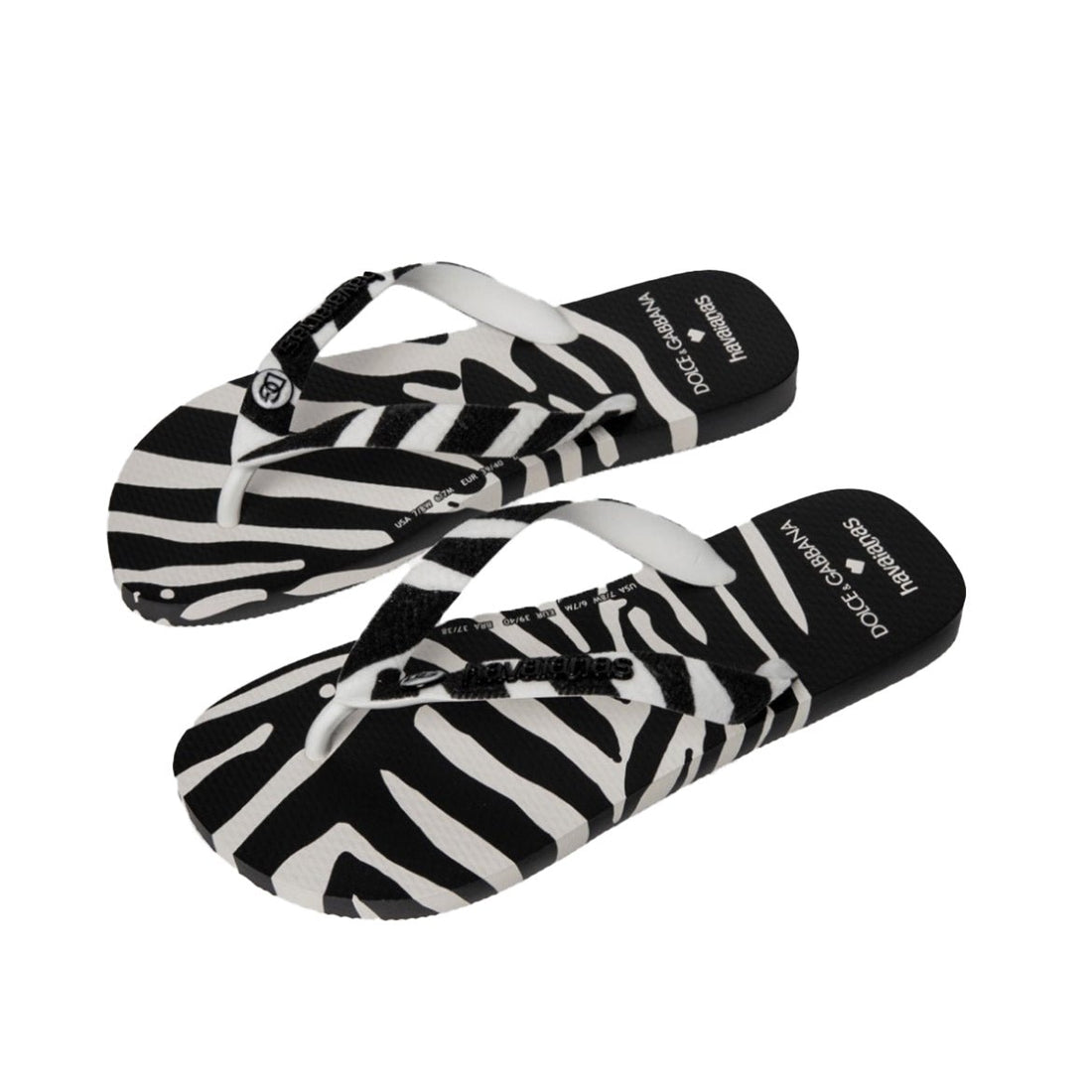 Chinelo Havaianas x Dolce & Gabanna Zebra Preto - Havaianas - 41499220121