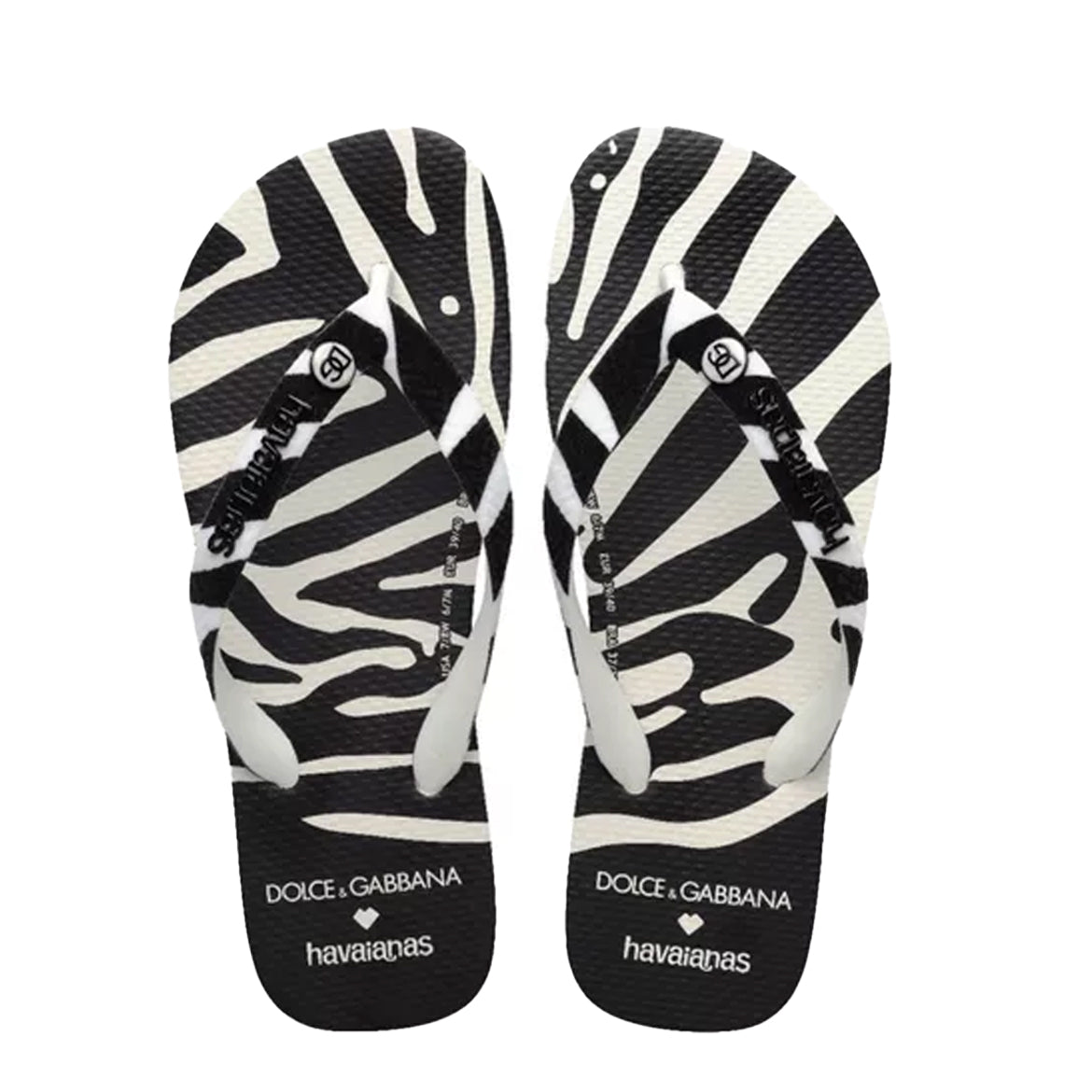 Chinelo Havaianas x Dolce &amp; Gabanna Zebra Preto - Havaianas - 41499220121