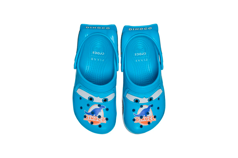 Crocs Classic Clog x The Cars Lightning McQueen Dinoco Azul