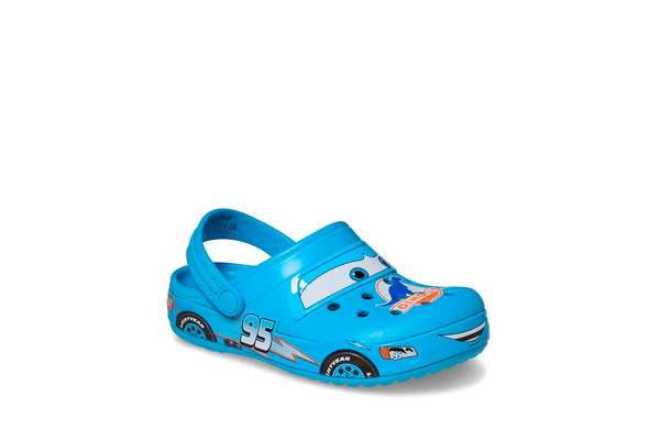 Crocs Kids Classic Clog x The Cars Lightning McQueen Dinoco Azul — vista alternativa
