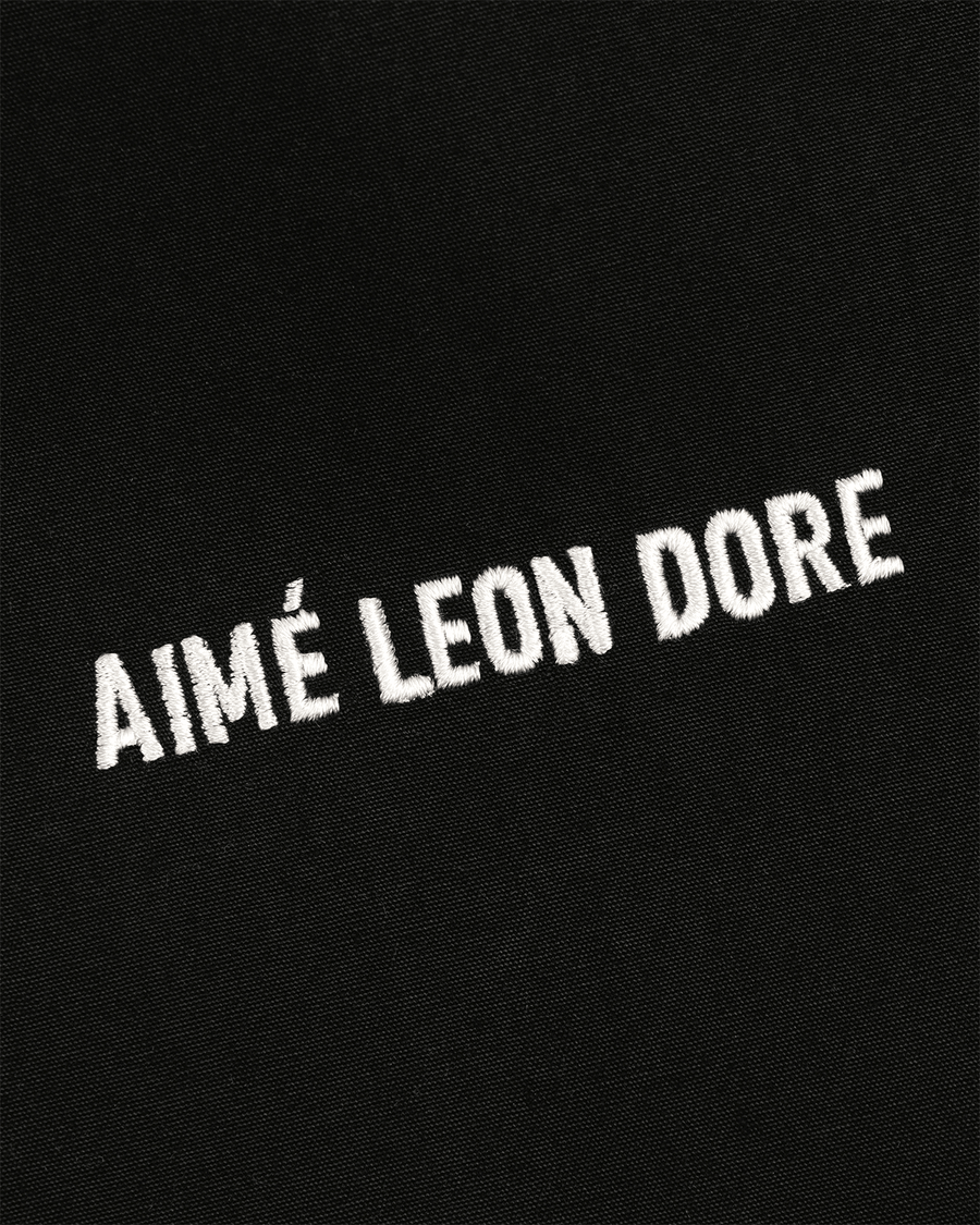 Jaqueta Aimé Leon Dore Micro Logo Lightweight Jacket Preto