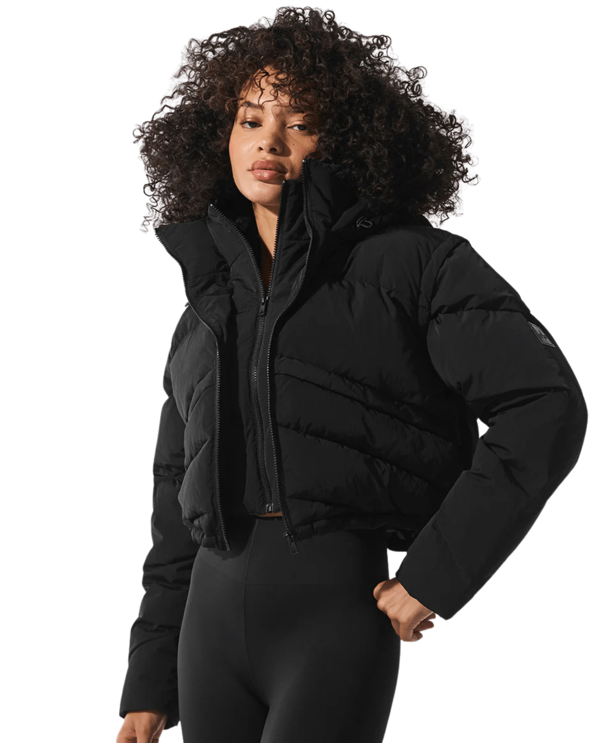 Jaqueta Alo Yoga Glacier Puffer Black Preto - Alo Yoga - w4609r - 1