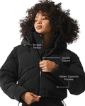 Jaqueta Alo Yoga Glacier Puffer Black Preto - Alo Yoga - w4609r - 1