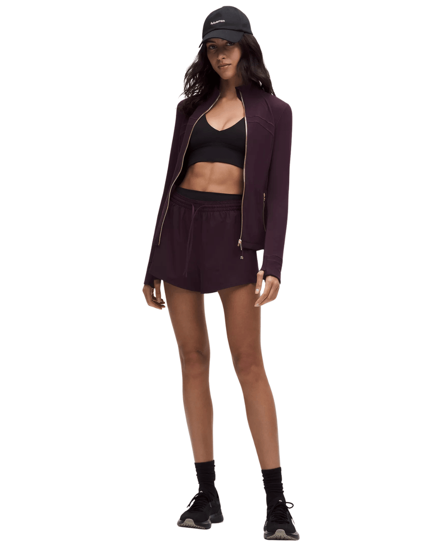 Jaqueta Lululemon Define Nulu Black Plum/Gold Roxo