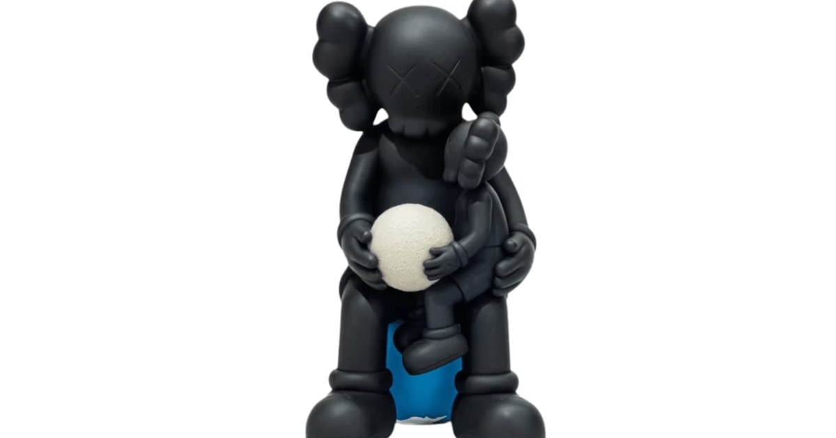 KAWS Holiday Thailand Vinyl Figure Black Toy Art Preto por R