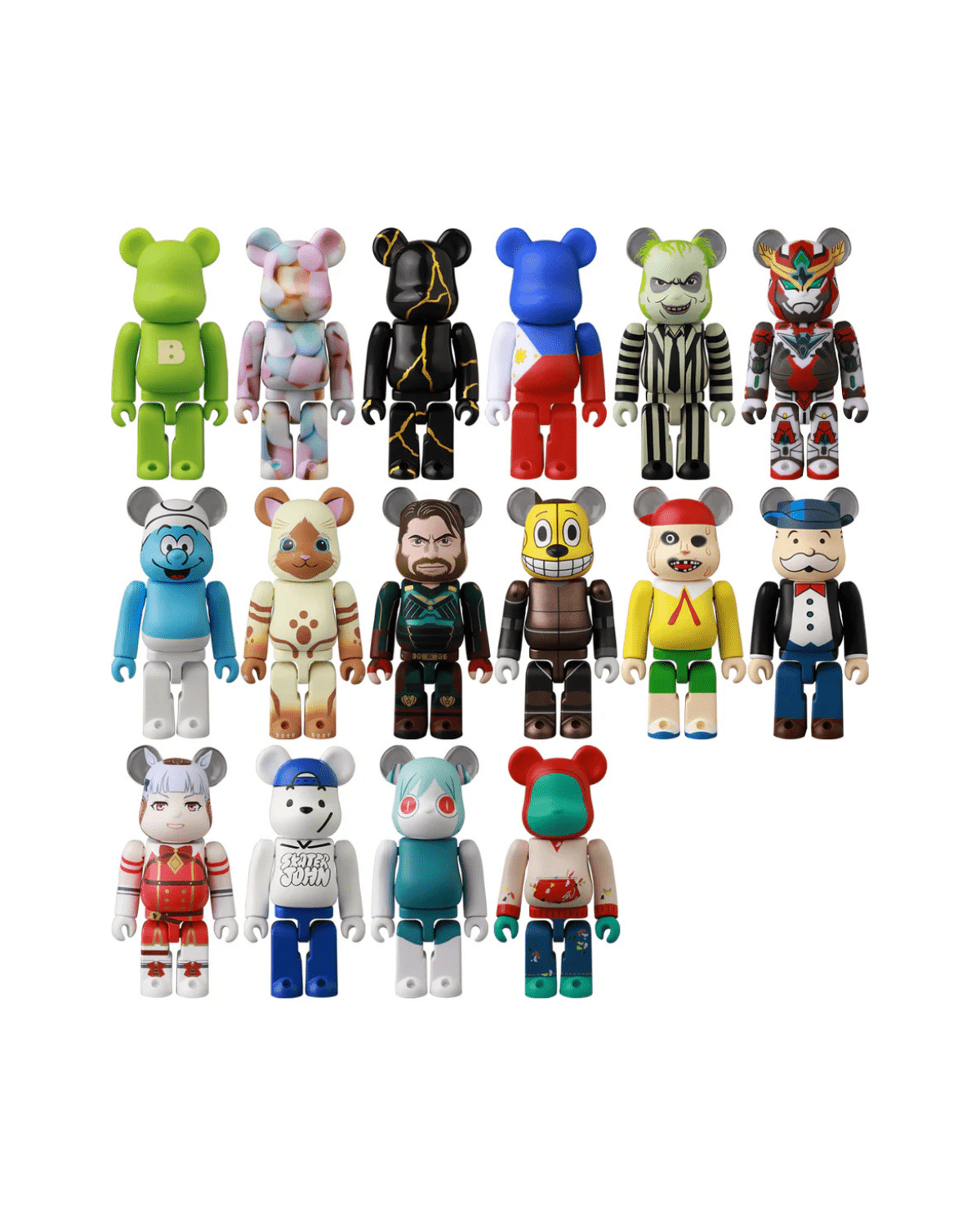 MEDICOM TOY - BE@RBRICK SERIES 49 100% Toy Art - Medicom Toy - SSB - 3507