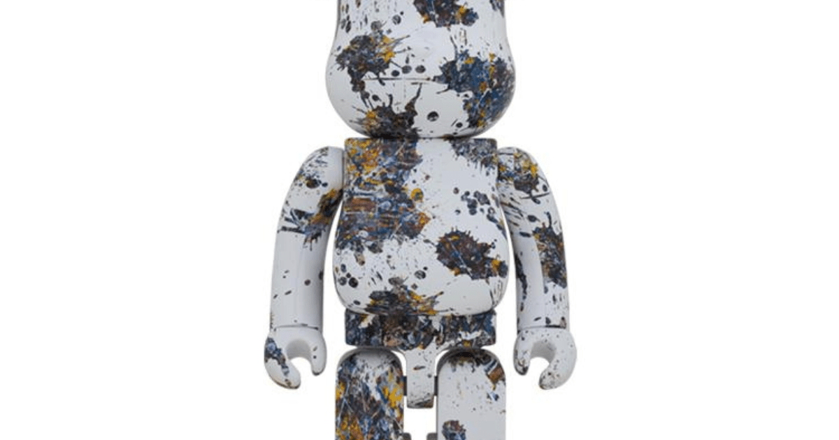 MEDICOM TOY - Bearbrick Jackson Pollock Studio (Splash) 1000% Toy