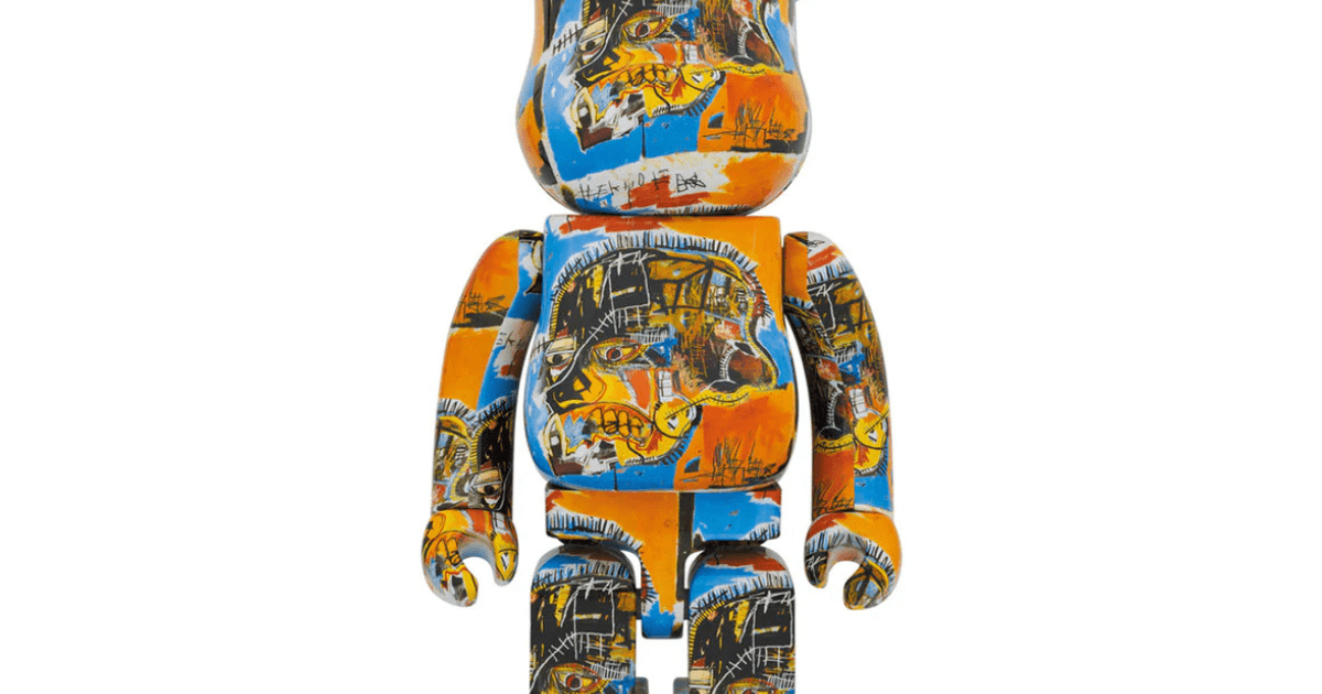 MEDICOM TOY - Bearbrick Jean-Michel Basquiat #10 1000% Toy Art