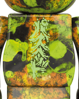 Vista lateral MEDICOM TOY - Bearbrick Pushead #6 400% Toy Art Multi-Color