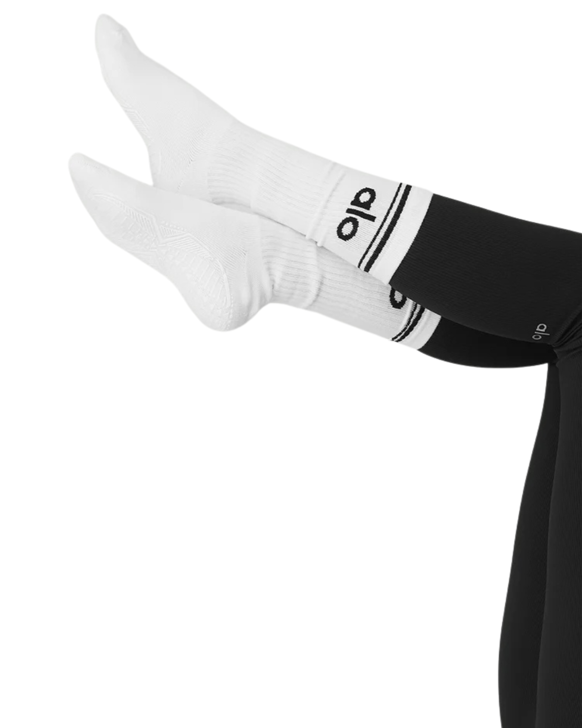 Meia Alo Yoga Throwback Barre Branca - Alo Yoga - 