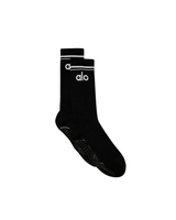 Meia Alo Yoga Throwback Barre Preto em preto original na LK Sneakers