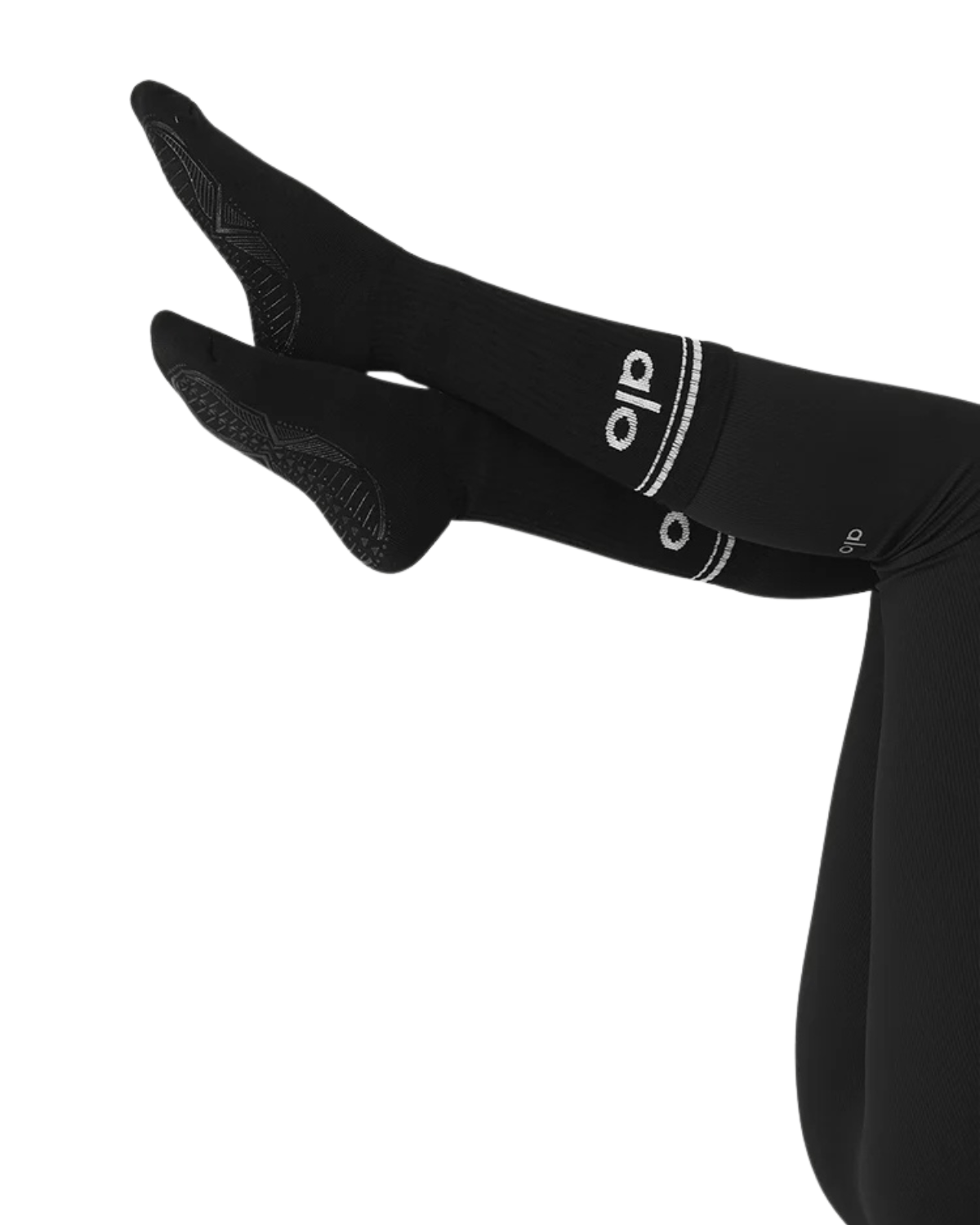 Meia Alo Yoga Throwback Barre Preto por R$ 499,99 em até 10x | LK