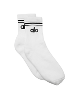 Vista traseira Meia Alo Yoga Unisex Half-Crew Throwback
