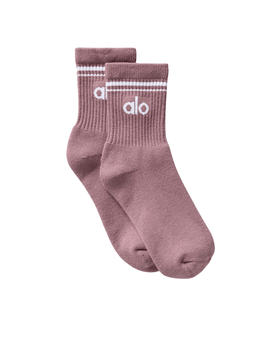 Vista na caixa Meia Alo Yoga Unisex Half-Crew Throwback