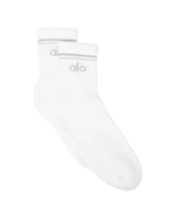 Vista na caixa Meia Alo Yoga Unisex Half-Crew Throwback