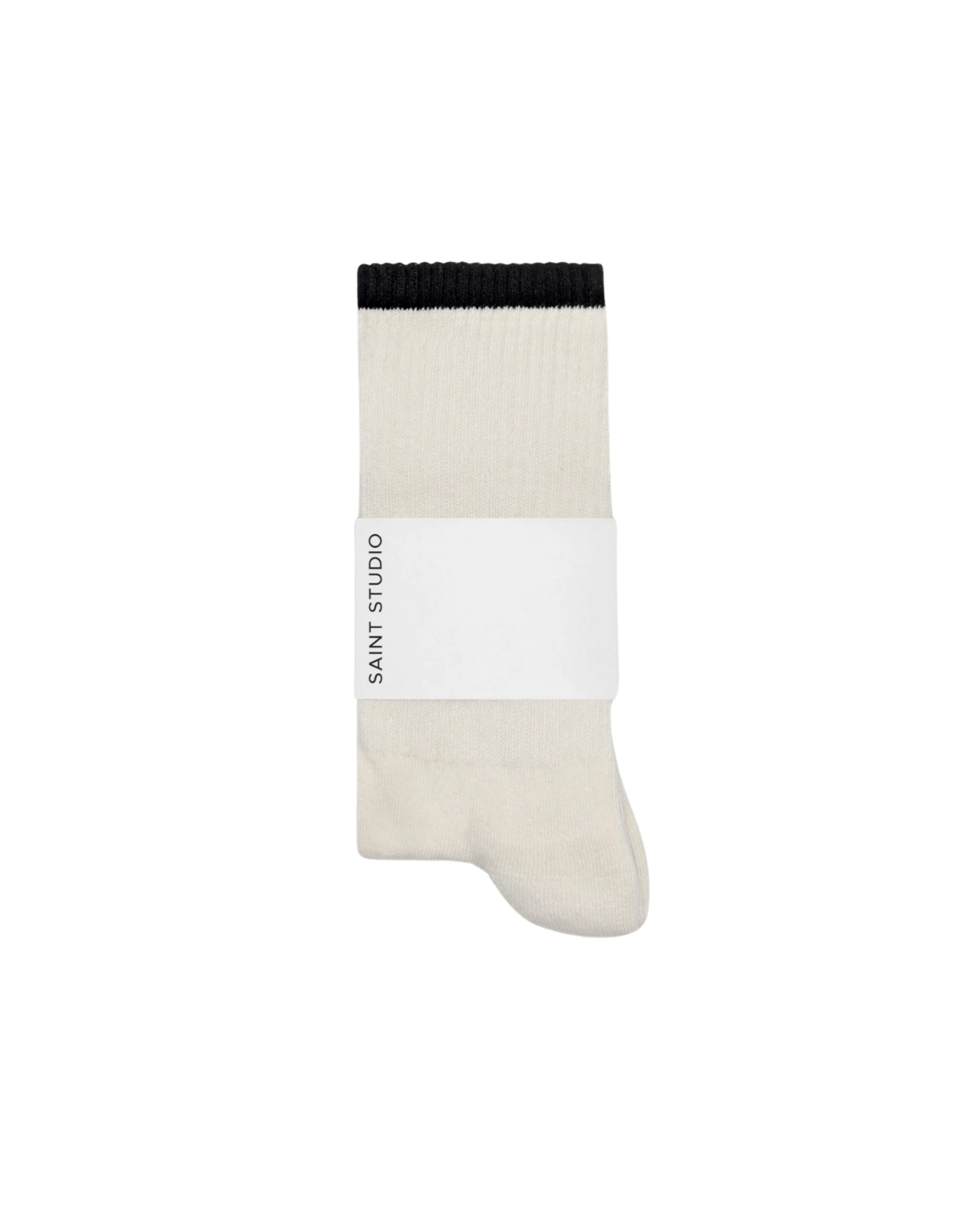 Meia Saint Studio PIMA Punho OffWhite/Preto - Saint Studio - ST39