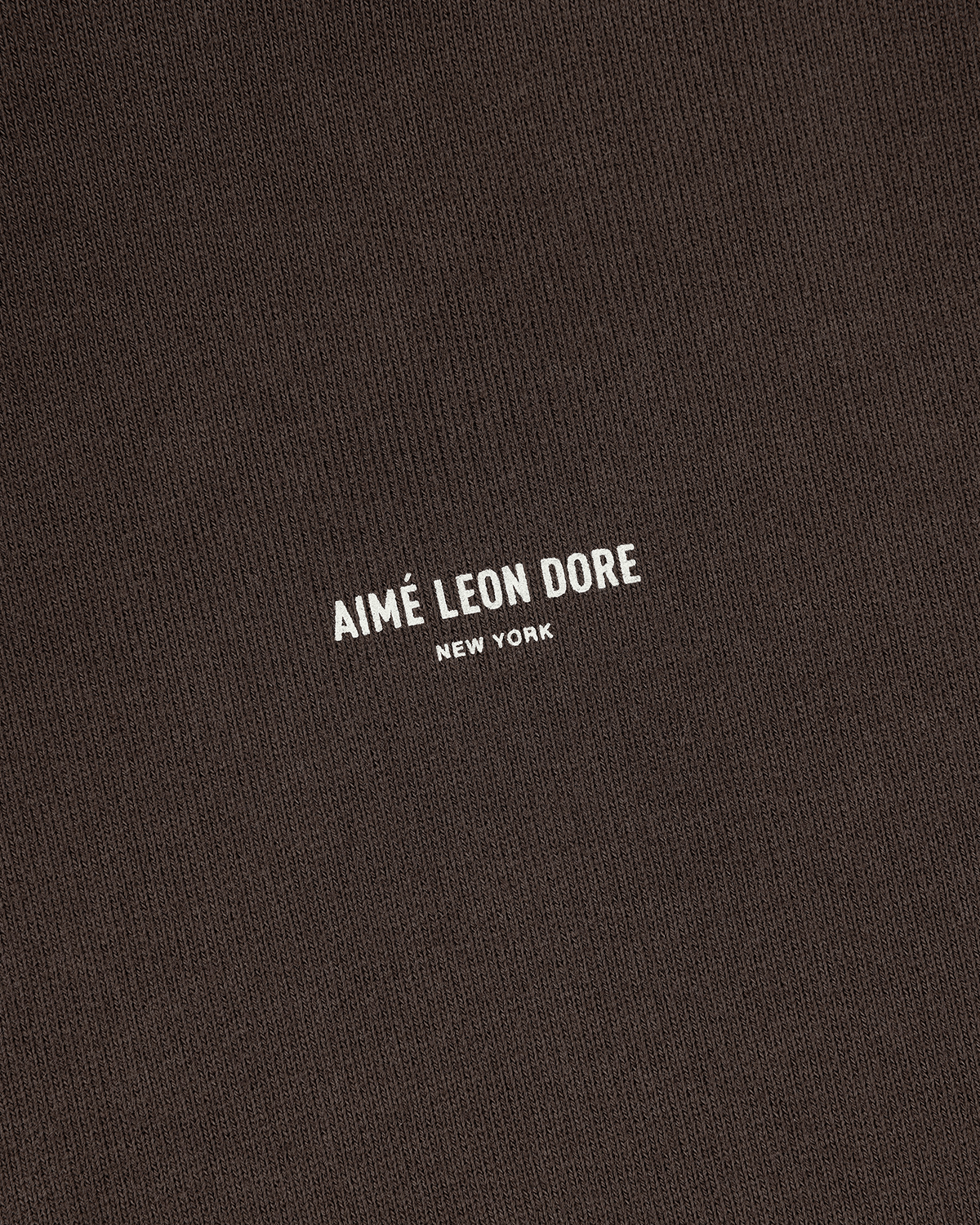 Moletom Aimé Leon Dore Micro Logo Coffe Bean Marrom - Aimé Leon Dore - 