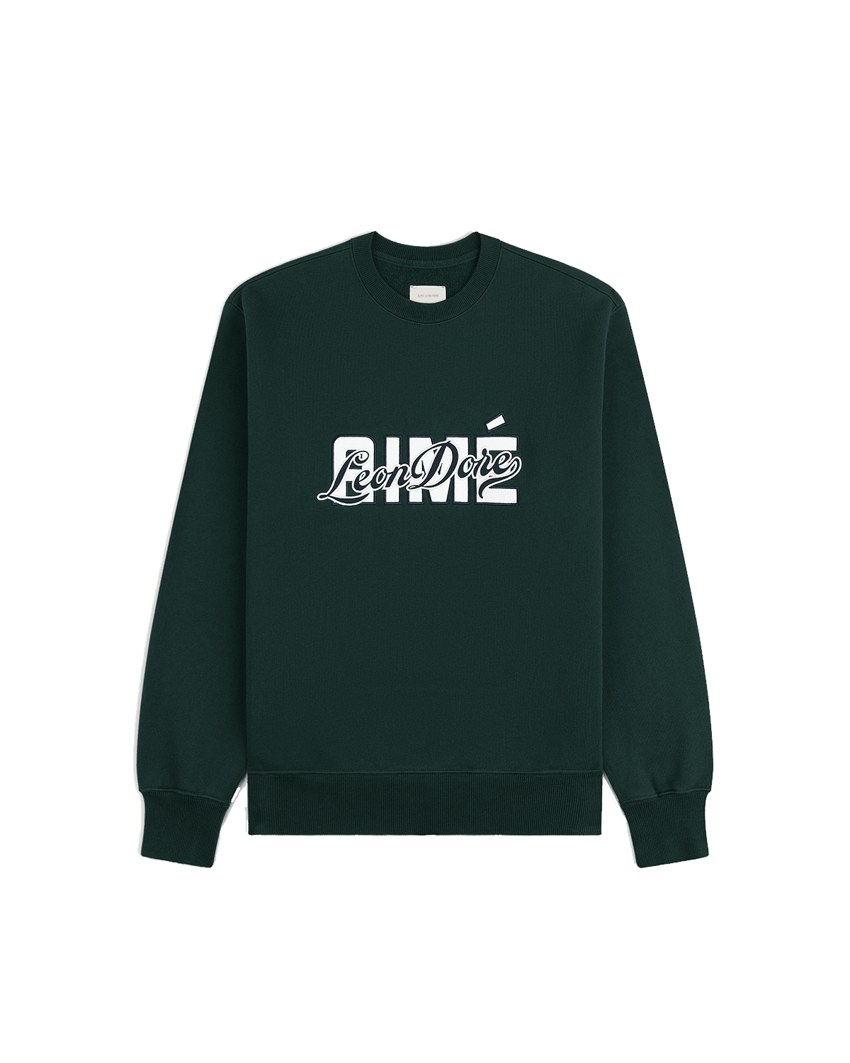 Moletom Aimé Leon Dore Overlay Logo Crewneck Sweatshirt Verde