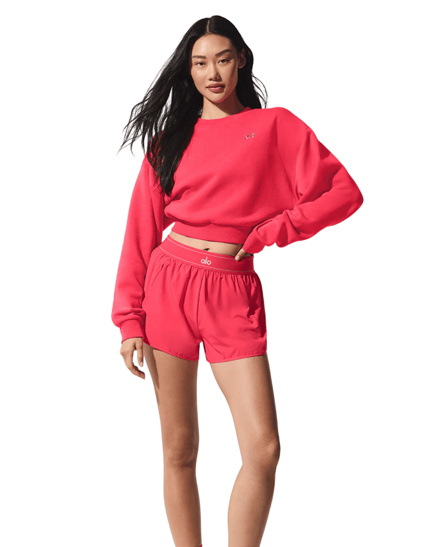 Moletom Alo Yoga Cropped Accolade Candy Red Vermelho - Alo Yoga - w3924rg_01 - 1