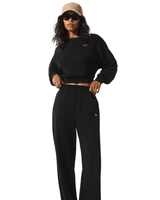 Moletom Alo Yoga Cropped Accolade Preto - Alo Yoga - w3924rg_00 - 1